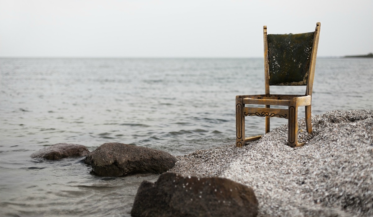 chair on beach