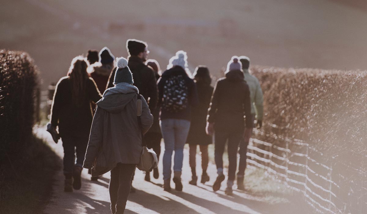 group of people belonging